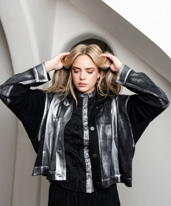 Alternative view of Foil Plisse Jacket